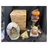 (3) Jim Shore Figurines with Ornament