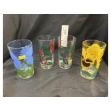 (4) Peanut Butter Glasses