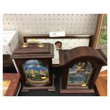 (2) Hummel Clocks with Serving Tray