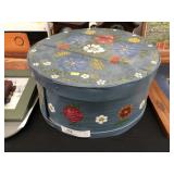 Paint Decorated Cheese Box