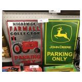 (2) Contemporary Tin Signs