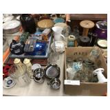 Wooden Spools, Game Boards, Jelly Jars