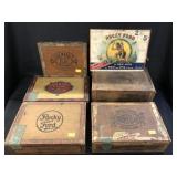 Vintage Wooden Cigar Boxes