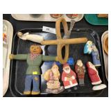 Contemporary Folk Art Wood Carvings