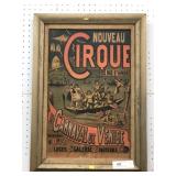 Contemporary French Circus Poster