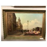 European Oil On Canvas
