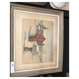 Wilord Framed Watercolor