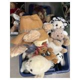 (2) Storage Totes/Lids- Plush Toys, Cabbage Patch