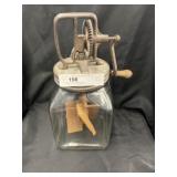 Vintage 4 Quart Butter Churn
