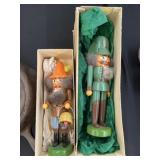 (2) German Wooden Nutcrackers
