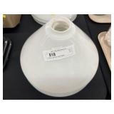 (4) New 10' Milk Glass Lamp Shades