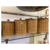Longaberger Graduated Canister Set