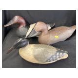 (3) Wood Duck Decoys