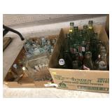 (2) Boxes of Bottles and Tumblers