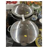 (3) Stainless Steel Stockpots