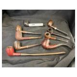 Vintage Wooden Pipes