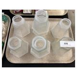 (8) Satin Glass Lamp Shades