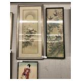 (3) Oriental Framed Prints