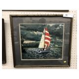 Framed Oil Painting