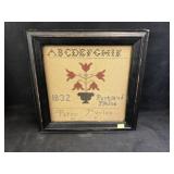 Contemporary Framed Needlepoint