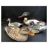 Machine Carved and Composition Duck Decoys