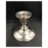 Large Sterling Candlestick