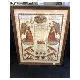 1850 Lancaster County, PA Taufschein