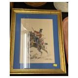 (2) French Military Prints