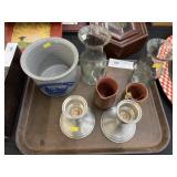Eldreth Pottery and Candlesticks