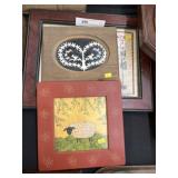 (3) Pieces of Contemporary Framed Folk Art