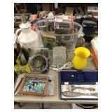 Table Light, Bottles, Ice Bucket