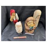 (5) Contemporary Wood Carvings