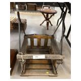 Antique Wooden Child's Swing