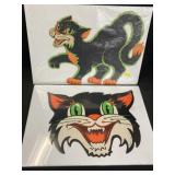 (3) Vintage Halloween Die Cuts