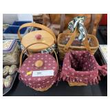 (4) Longaberger Baskets