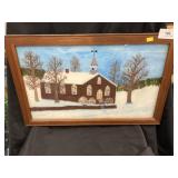J.F. Long Reverse Painting