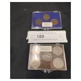 Buffalo and V Nickels with Indian Head Cents