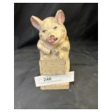 Attributed Hubley Thrifty Pig Still Bank