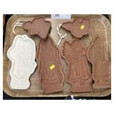 Longaberger Pottery Cookie Molds