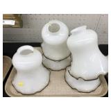 (5) Glass Lamp Shades