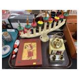 Baldwin Brass Candlesticks & Christmas Decor
