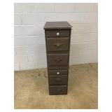 Narrow Homemade 5 Drawer Desk