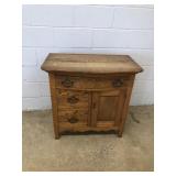 Vintage Oak Washstand