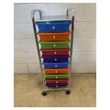 Chrome Rolling Rack