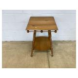 Vintage Oak Parlor Stand