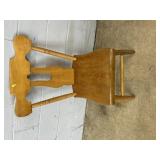 Vintage Plank Seat Side Chair
