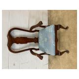 Queen Anne Style mahogany armchair