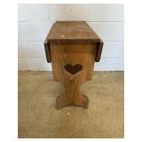 Oak Drop Leaf Side Table