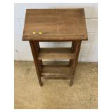 Lectern w/ 2 Lower Shelves