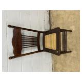 Cane Seat Vintage Side Chair